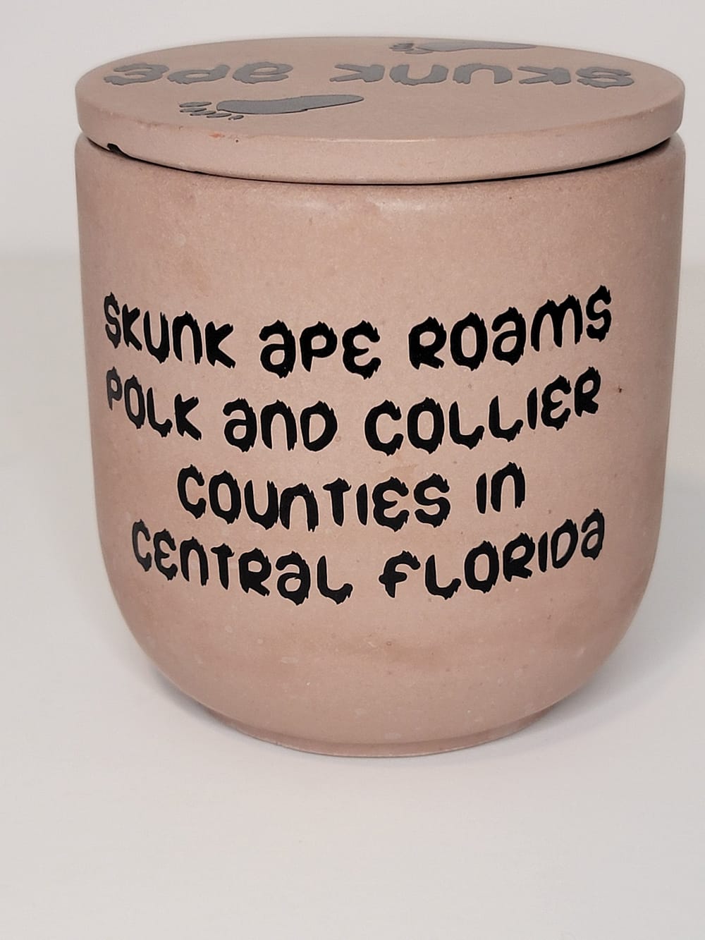 Skunk Ape Bigfoot Cement Candle Beer Smell Pretty Candles