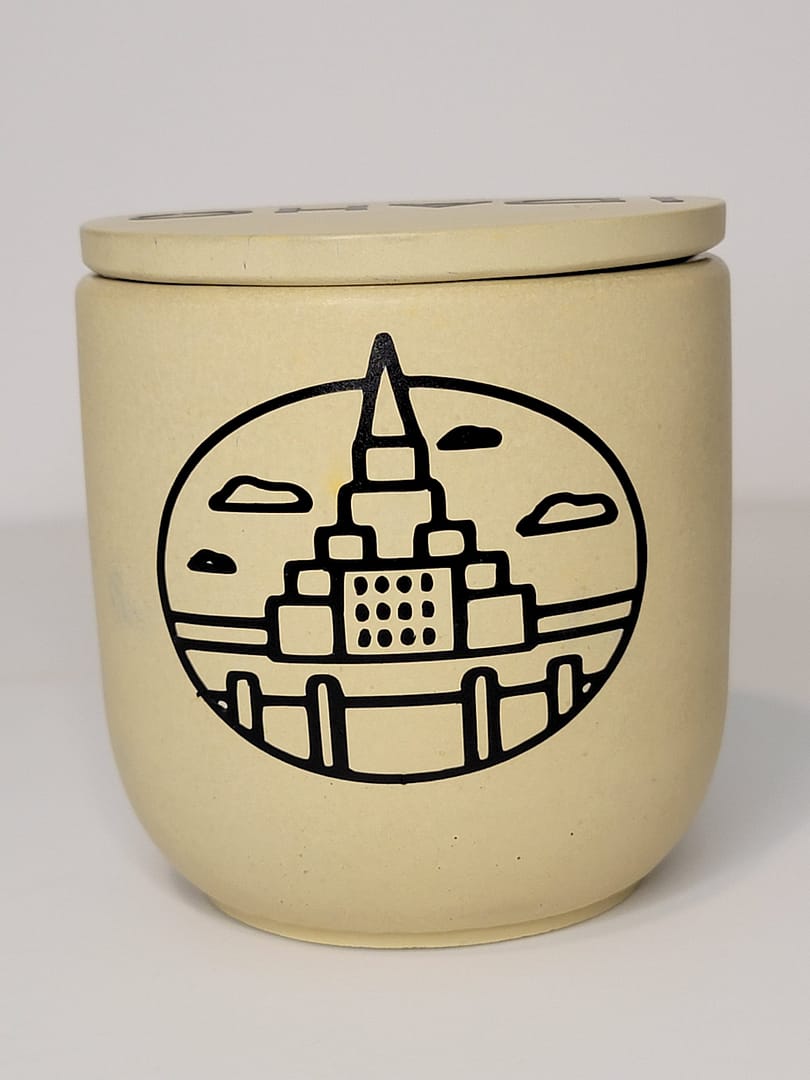 Rexburg Idaho Cement Candle - Leaves & Tobacco - Image 3