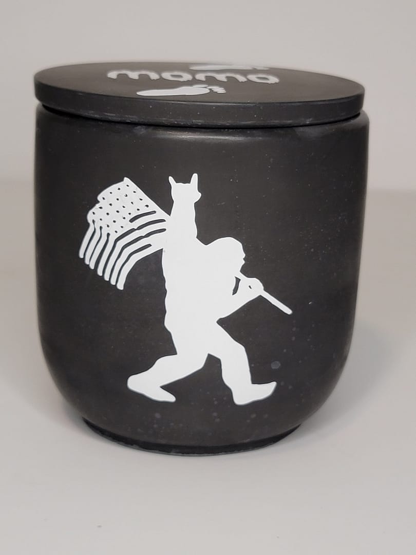 MOMO Bigfoot Cement Candle - Bowties & Bourbon - Image 2