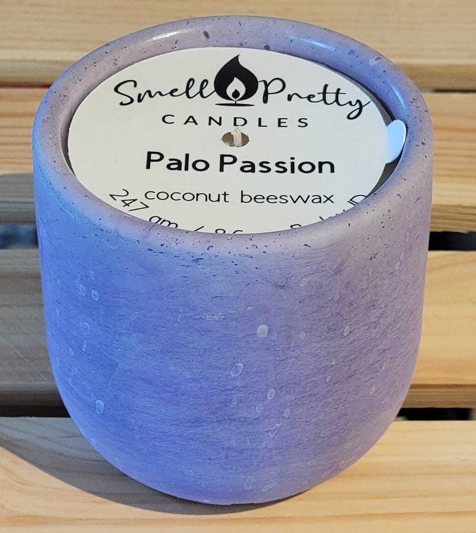 Minimalist Cement Candle - Palo Passion Scent